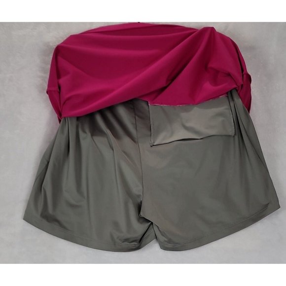 Women's DryTec Golf Activeware Pink Gray Skort Skirt Sz S/P Tennis Cutter & Buck - Picture 5 of 9